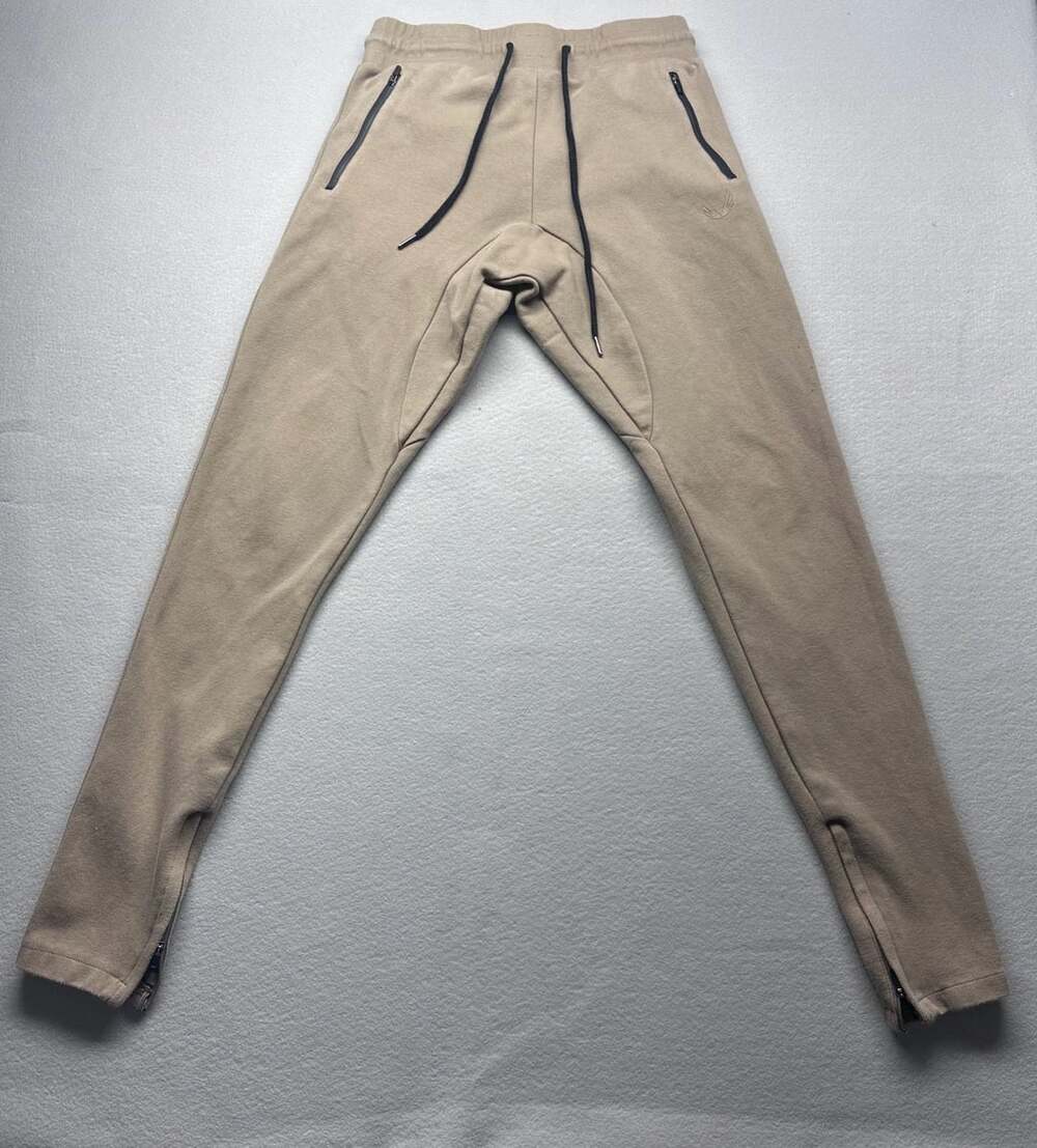 ASRV aesthetic revolution mens sweatpants medium tan